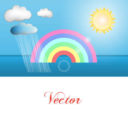 Summer background, a place for the text Vectorのイラスト素材
