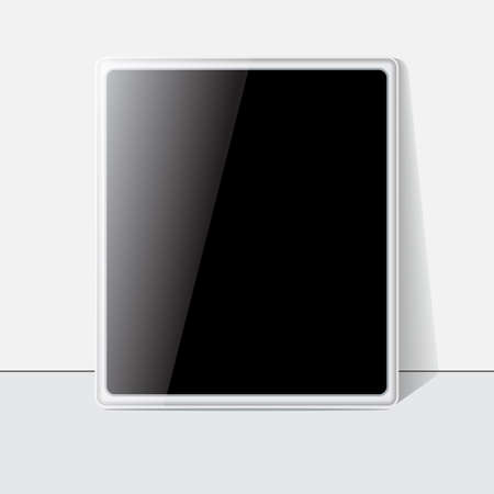 Tablet screen, white case. のイラスト素材