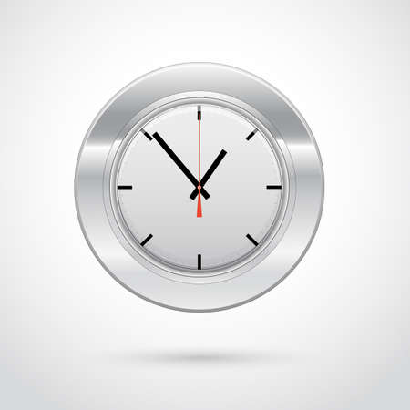 Vector illustration of clock icon for Your successful business design or presentationのイラスト素材
