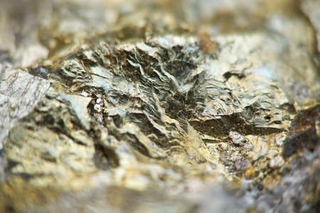 Pyrite, or iron pyrite, is an iron sulfide with the chemical formula FeS2. Macro. Beautiful...