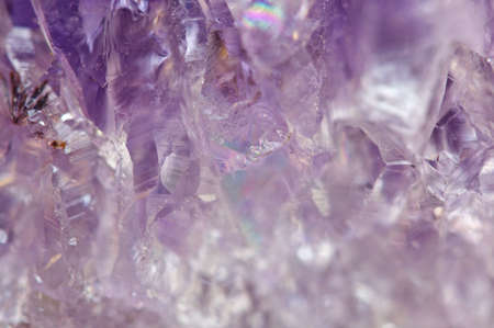 Amethyst is violet variety of quartz often used in jewelry の写真素材