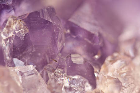 Amethyst is violet variety of quartz often used in jewelry の写真素材