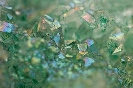 Druse green crystals Agate SiO2 silicon dioxide. Macro. Fantastic Beautiful Background for successful Your projectの写真素材