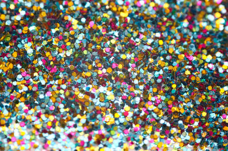 Abstract Celebratory Background With Bokeh Effect. Macro