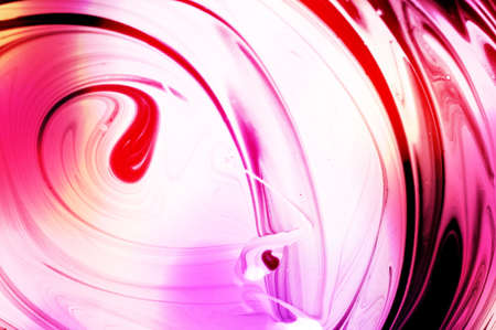 Abstract colorful background with smooth lines on paint