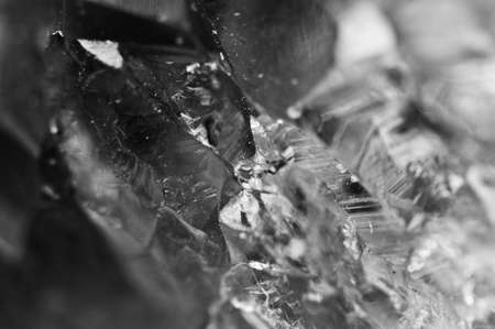 Abstract black and white background  from natural crystal structure.の写真素材
