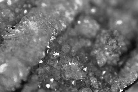 Abstract black and white background  from natural crystal structure.の写真素材