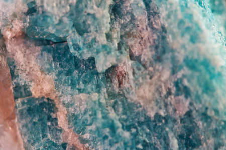 Turquoise background from  natural crystal. Amazonite. Macroの素材 [FY310149883377]