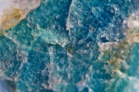 Turquoise background from  natural crystal. Amazonite. Macro