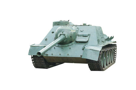 Tank isolated on white background