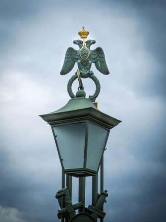 eagles, the symbolism of the Russian empire in the Peter and Paul Fortress in St. Petersburgのeditorial素材