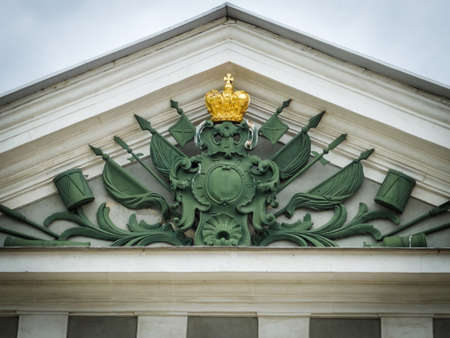 eagles, the symbolism of the Russian empire in the Peter and Paul Fortress in St. Petersburgのeditorial素材