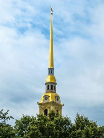 Peter and Paul Fortress and Cathedral in St. Petersburg, Russiaのeditorial素材