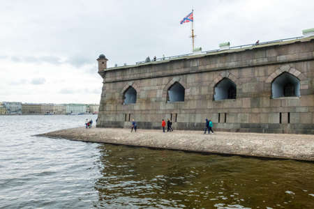 Peter and Paul Fortress in St. Petersburg, Russiaのeditorial素材
