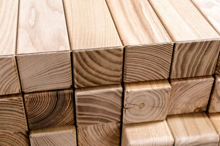 creative idea for the background. wooden cubes with a slice of wood texture