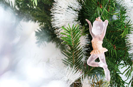 ballerina - Christmas tree toy decorates the Christmas tree