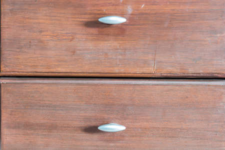 wooden drawerの写真素材