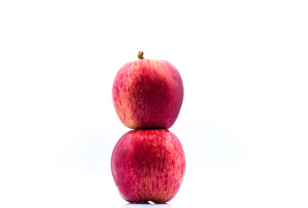 Red apple  isolated on white background