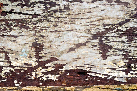 Old wood cracked texture backgroundの写真素材
