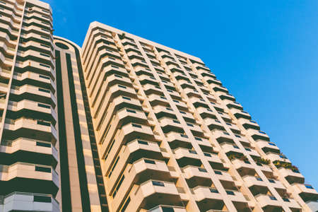 High rise modern building pattern and backgroundの写真素材