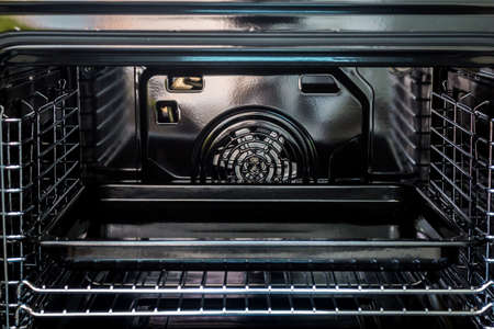 Inside of the ovenの写真素材