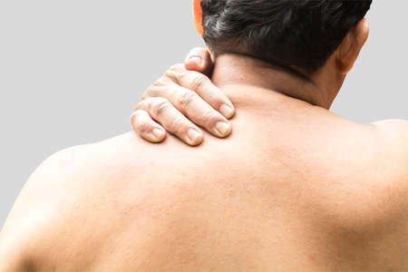 Man with neck pain