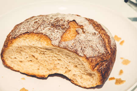 Traditional bread on the table