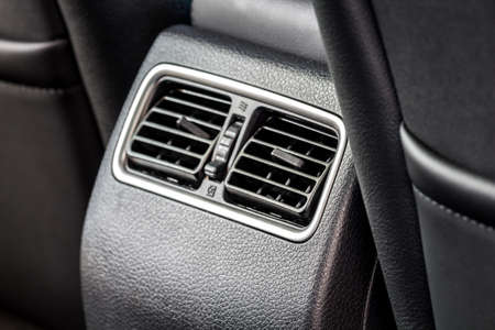 Air conditioner in modern car interior detailの写真素材
