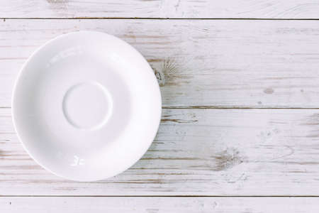 Dish on wooden backgroundの写真素材