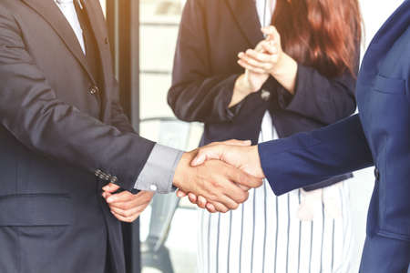 Handshake of business partners