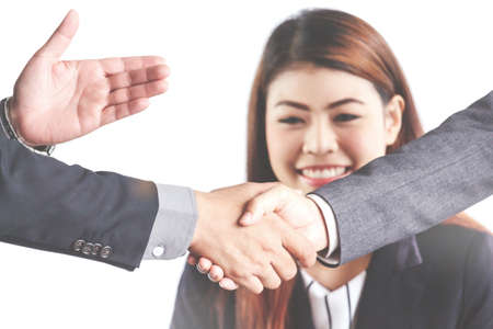 Handshake of business partners