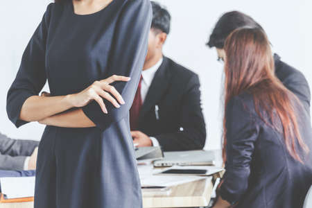 Business woman in the officeの写真素材