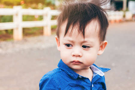 Portrait of Little baby boyの写真素材