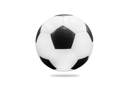 Soccer ball isolated on white backgroundの写真素材
