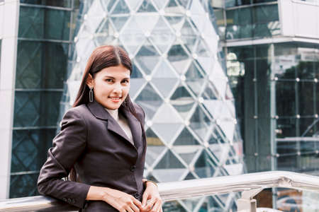 Portrait of a professional business womanの写真素材