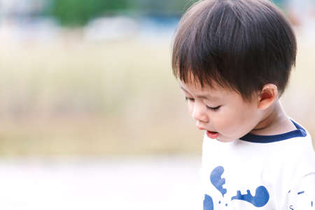 Portrait of Little baby boyの写真素材