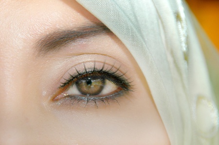 Muslim Women Look Directly Into The Cameraのeditorial素材