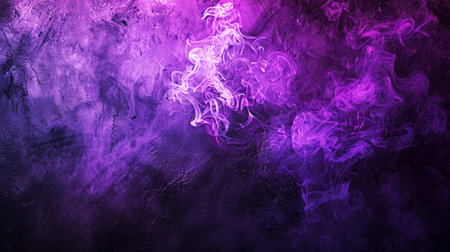 Purple smoke on a black background. Abstract background for design.の素材