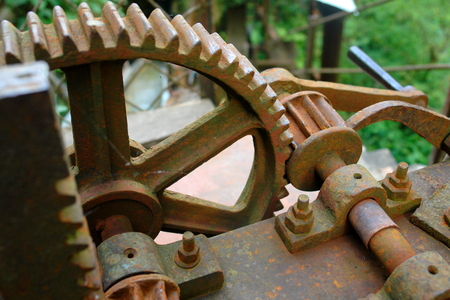 Old factofy mechanismの写真素材