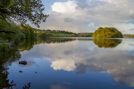 Beautiful Lake in the Scottish Highlandsの写真素材