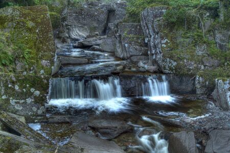 The Bracklinn Falls Callader Scotlandの写真素材