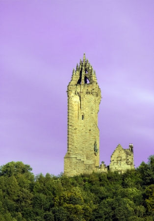 Wallace Monument on a warm Summers Dayの写真素材