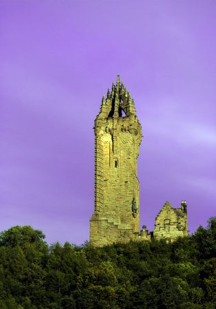 Wallace Monument on a warm Summers Dayのeditorial素材