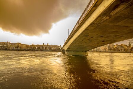 A shot of a Bridge over the River Tayの写真素材