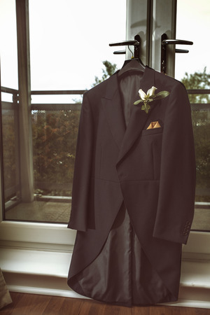 Mans wedding coatの写真素材