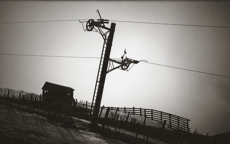 Ski liftの写真素材