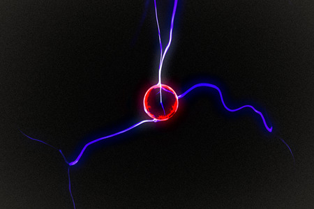 Abstract electrical currentの写真素材