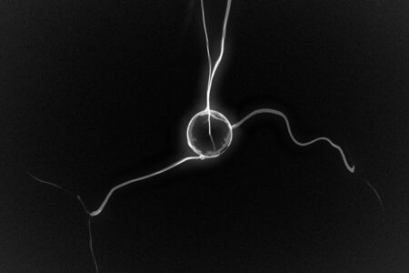 Abstract electrical currentの写真素材