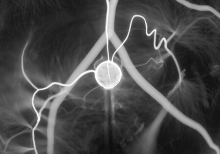 Abstract electrical currentの写真素材