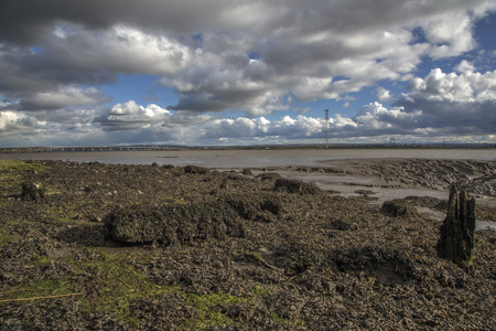 A shot of the River Forth from Clackmannanの写真素材
